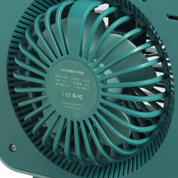 Portable Mini Personal Air Conditioner Desktop Fan Space Cooler USB Rechargeable 3 Gears Air Cooling