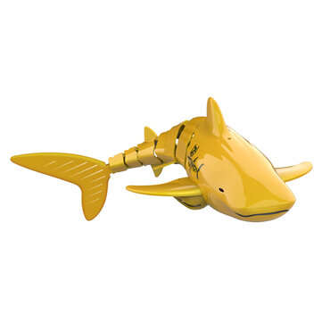 JY10 2.4Ghz RC Golden Shark Boat Robot Radio Simulation Waterproof Electronic Remote Control Swimmin