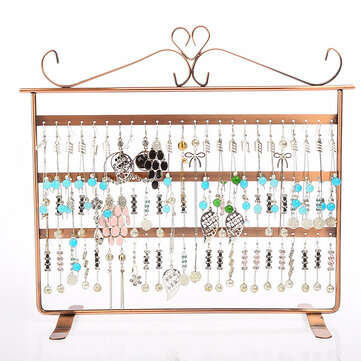 72 Holes Iron Metal Earing/Necklace/Ear Studs Jewelry Display Holder Household/Jewe... (COLOR.: #01)