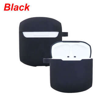 Anti-Shock Protective Cover Silicone Soft Case For Edifier LolliPods Earphone (COLOR: BLACK)