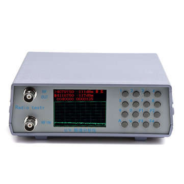U/V UHF VHF Dual Band Spectrum Analyzer Simple Spectrum Analyzer with w/Tracking Source 136-173MHz /
