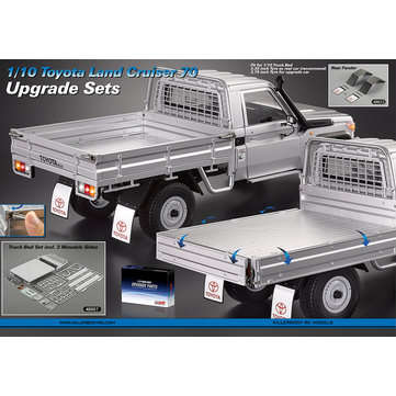 Killerbody 48667 Truck Bed Set Incl 3 Movable Sides Hard Plastic RC Car Body Shell For 1/10 RC Car