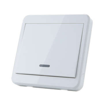 5pcs KTNNKG 433MHz Universal Wireless Remote Control 86 Wall Panel RF Transmitter With 1 Buttons For