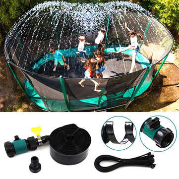 Trampoline Sprinkler PVC Large Capacity Durable Outdoor Water Play Toy... (SIZE: 12 | COLOR: YELLOW)