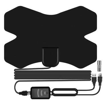Indoor 3000 Miles X HDTV Antenna Digital Antenna TV Aerial Receiver with Amplifier DVB-T2 ISDB-T AST