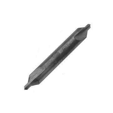 Drillpro 6pcs 1/1.5/2/2.5/3/5mm Nitride Center Drills 60 Degree HSS Countersink Drill