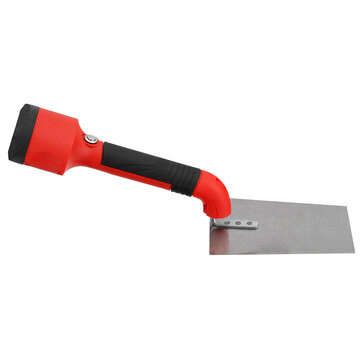 Cordless Electric Stainless Steel Trowel Rubber Handle Builders Masons Shake Plastering Tool