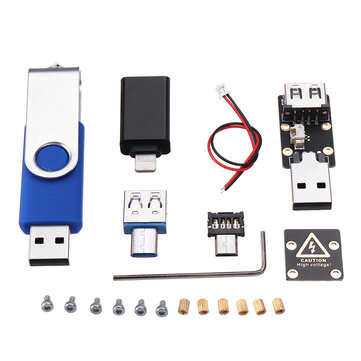 USB killer V5.0 U Disk Killer Miniature High Voltage Pulse Generator with Accessories