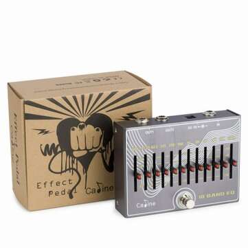Caline CP-81 10 Band EQ Guitar Effect Pedal with Volume/Gain