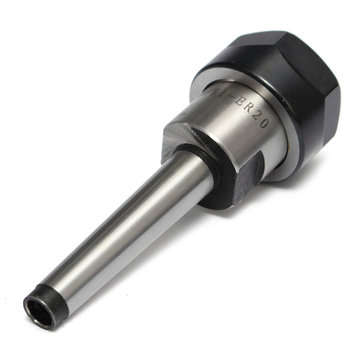 MT1 Shank ER20 Morse Taper Collet Chuck Holder M6 Thread