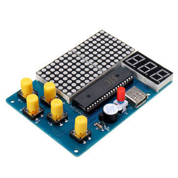 51 Single Chip Microcomputer Computer Game Machine Tetris/Snake/Racing/Aircraft Assembled
