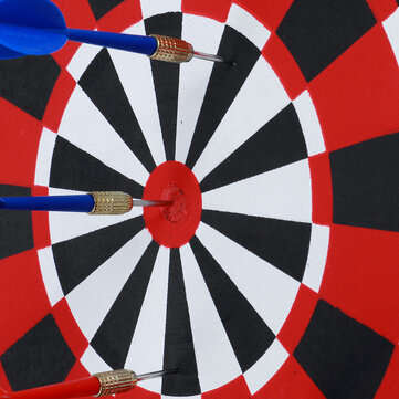 12 Inch Dart Game Wall Dart Two-sided Printing Indoor Outdoor Entertainment Games For Adults