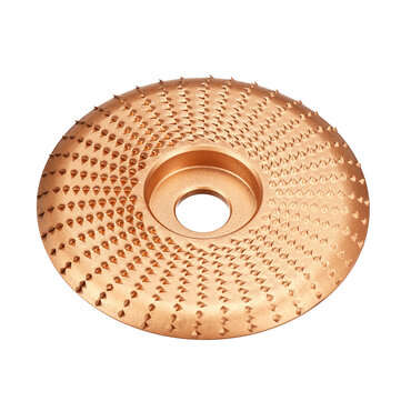 100mm Carbide Wood Sanding Carving Shaping Disc for Angle Grinder Grinding Wheel (COLOR.: ROSEGOLD)