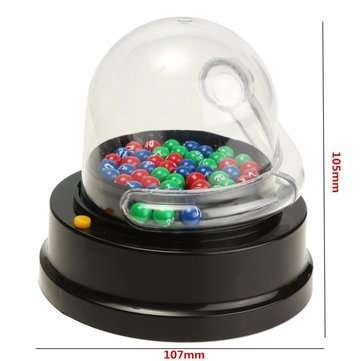 Electric Lucky Number Picking Machine Mini Lottery Bingo Games Shake Lucky Ball