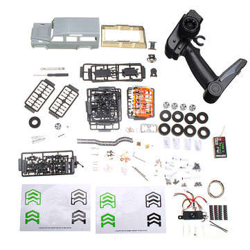 Orlandoo-Hunter OH32A03 1/32 DIY Kit Unpainted RC Car Vehicles with Motor Sero Transmitter