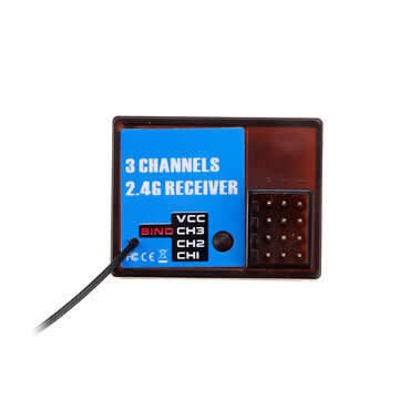 JLB Cheetah 11011 21101 J3 1/10 RC Spare 2.4G 3CH Receiver for EC1009 Remote Control Parts