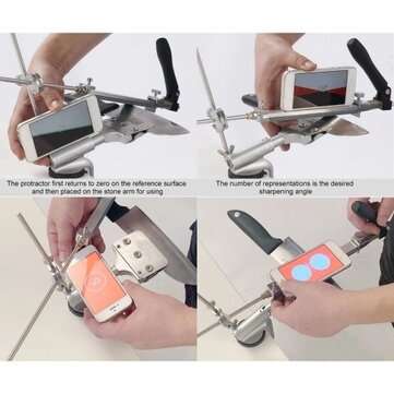 Sharpener Set Fixed-angle Knife Sharpener Knife Sharpening Kit Knife Slicker Edge Sharpener Abrasive