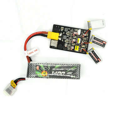 6 In 1 4.2V 4.35V 2S-6S Lipo LiHv Battery Charger Board For RC Models