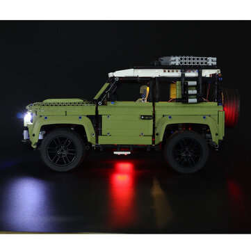 DIY LED Light Kit ONLY For LEGO 42110 Technic Land Rover Defender Car Brick