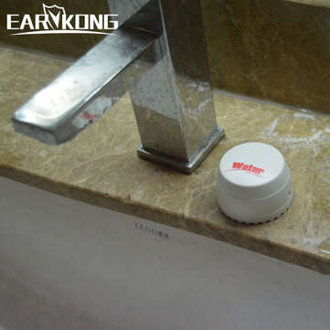 EARYKONG 433MHz Wireless Water Leakage Detector Water Sensor Alarm Intrusion Detector For Home Secur