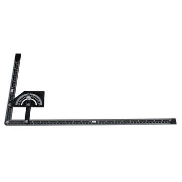 Angle Ruler Angle Protractor Stainless Steel 180 Angle Finder Measure Ruler Gauge Tool 230x500mm
