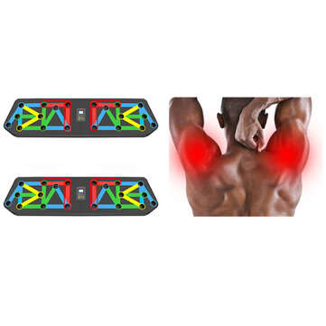 KALOAD 13-in-1 Electronic Counting Push-up Stands Support Board  Protable Multifunction Abdominal Mu