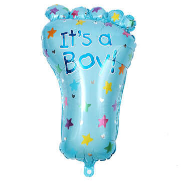 Gender Reveal Party Supplies Set Foil Latex Confetti Balloons Baby Shower Decor for Party Supplies D