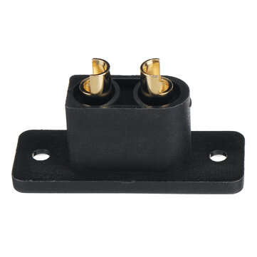 AMASS XT90E-M Plug Black Gold-plated Male Connector for LiPo Battery (QUANTITY: 1PCS)
