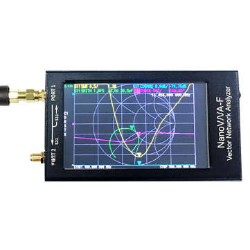 LZNanoVNA-F 50KHz-1500MHz Vector Network Analyzer 4.3 Inch Digital Nano VNA Tester MF HF VHF UHF USB