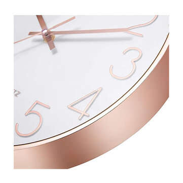12`` Morden Wall Clock Non-ticking Wall Clock For Office/Living Room/Bedroom Decor