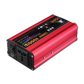 DOXIN Power Inverter 2000W Peak Modified Sine Wave Converter DC 12V/24V To AC 220V USB Plug Port