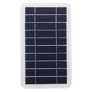2W 5V Sunpower Solar Panel Polysilicon Solar Panel USB Charger for Outdoor Cycling Climbing Hiking C