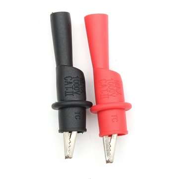 DANIU 20A Probe Test Lead Alloy Alligator Clips Agilent/Fluke/Ideal Clamp Multi Meter