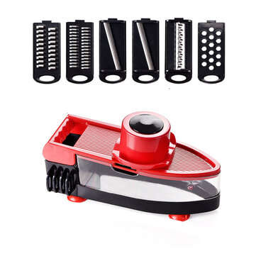 Kitchen Multi-Functional Vegetable Manual Slicer Vegetable Fruit Cutter Stainless Steel Mandoline On