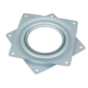360 Degree Rotating Round Turntable Display Stand Square Turntable Galvanized Hollow Turntable