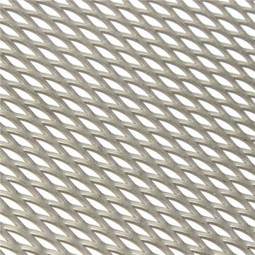 300x200mm Titanium Metal Mesh Perforated Diamond Holes Plate 1mm