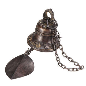 FL01 Nepal Handmade Pure Copper Wind Chimes (SIZE: 6.5)