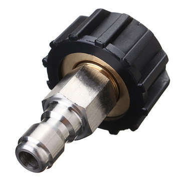 High Pressure Washer Quick Connect M22-14mm X 1/4 Inch Quick Connect Adapter