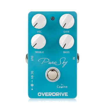 Caline CP-12 Pure Sky Overdrive Guitar Effects Pedal True Bypass with EQ Effects