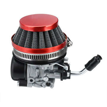 49cc 50cc 80cc 2 Stroke Carb Carburetor With Air Filter For Mini Moto Dirt Pocket Bi... (COLOR: RED)