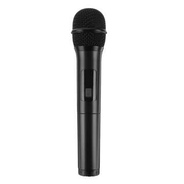 Gitafish K380K UHF Wireless Dual HandHeld Microphone System/LCD Display + Rechargeable Receiver