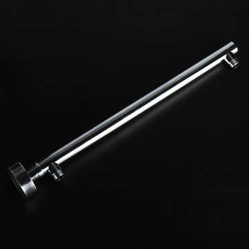 40cm Wall Mounted Bathroom Shower Head Extension Straight Arm Bottom Entry Hose Pipe