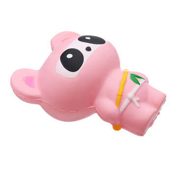 Pink Bear Squishy Panda Ninja Suit Soft Toy 13.5cm Slow Rising Bag With Packaging Gift