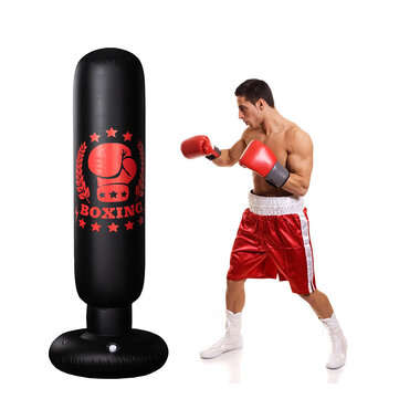 160CM Free Standing Inflatable Boxing Punch Bag Kick Training Boxing Training Sandbag For Adults