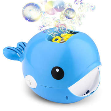 Whale Bubble Machine Automatic Bubble Machine Children Outdoor Indoor Toys (COLOR.: BLUE)