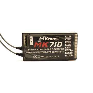 Mkron 2.4G 7CH MK710 DSM2 DSMX Compatible Receiver Support PPM Output