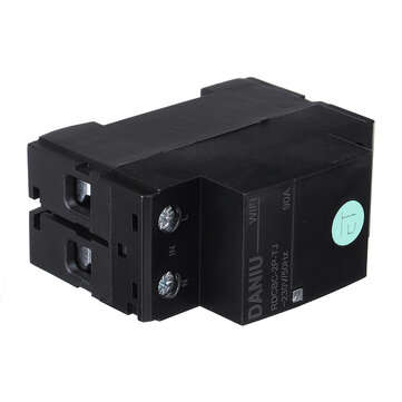 DANIU TUYA APP 2P 90A Smart WIFI Circuit Breaker Voltage Energy Power kWh Meter Time Timer Relay Swi