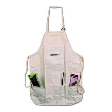 Cotton Linen Material Painting Apron Oil Painting Apron Adult Painting Waterproof and Antifouling Ov