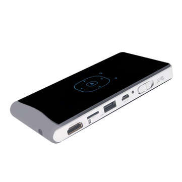 DLP100WM DLP Mini Projector LED Projector 2000 lm Android 4.4 Support 1080P 10-100 inch Screen