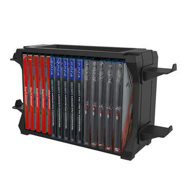 2 In 1 Game Disc Stand CD Storage Game Card Storage Gamepad Stand for Playstation 5 Game Controller